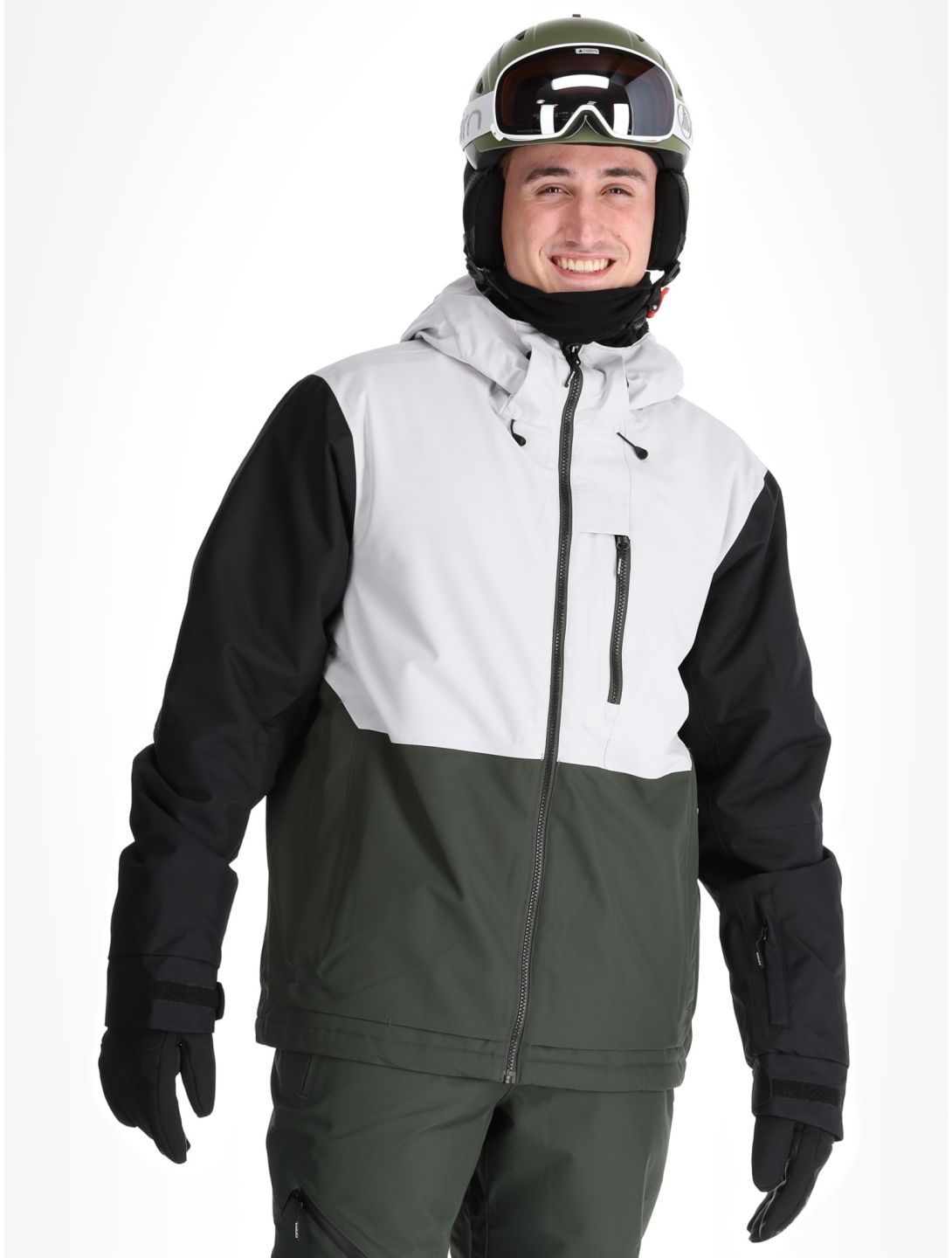 Icepeak, Chester veste de ski hommes Dark Olive vert 