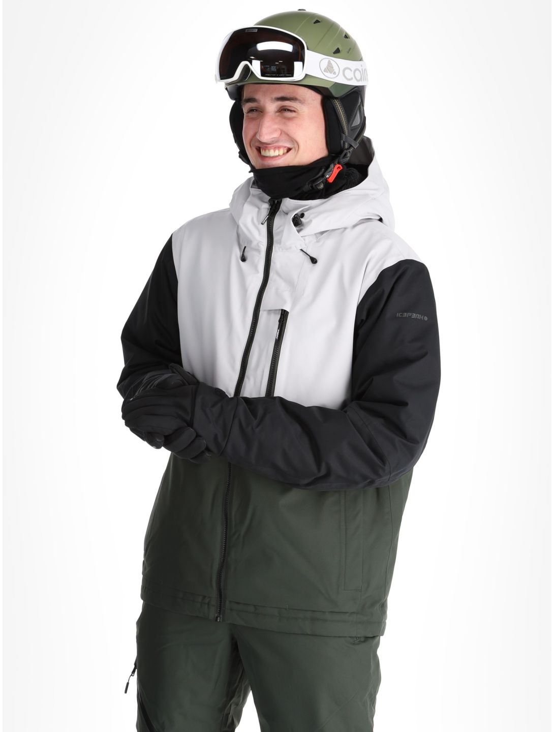 Icepeak, Chester veste de ski hommes Dark Olive vert 