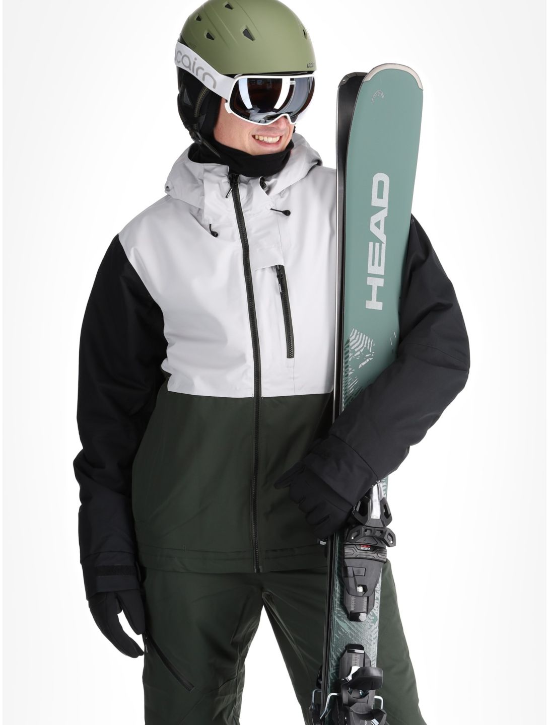 Icepeak, Chester veste de ski hommes Dark Olive vert 