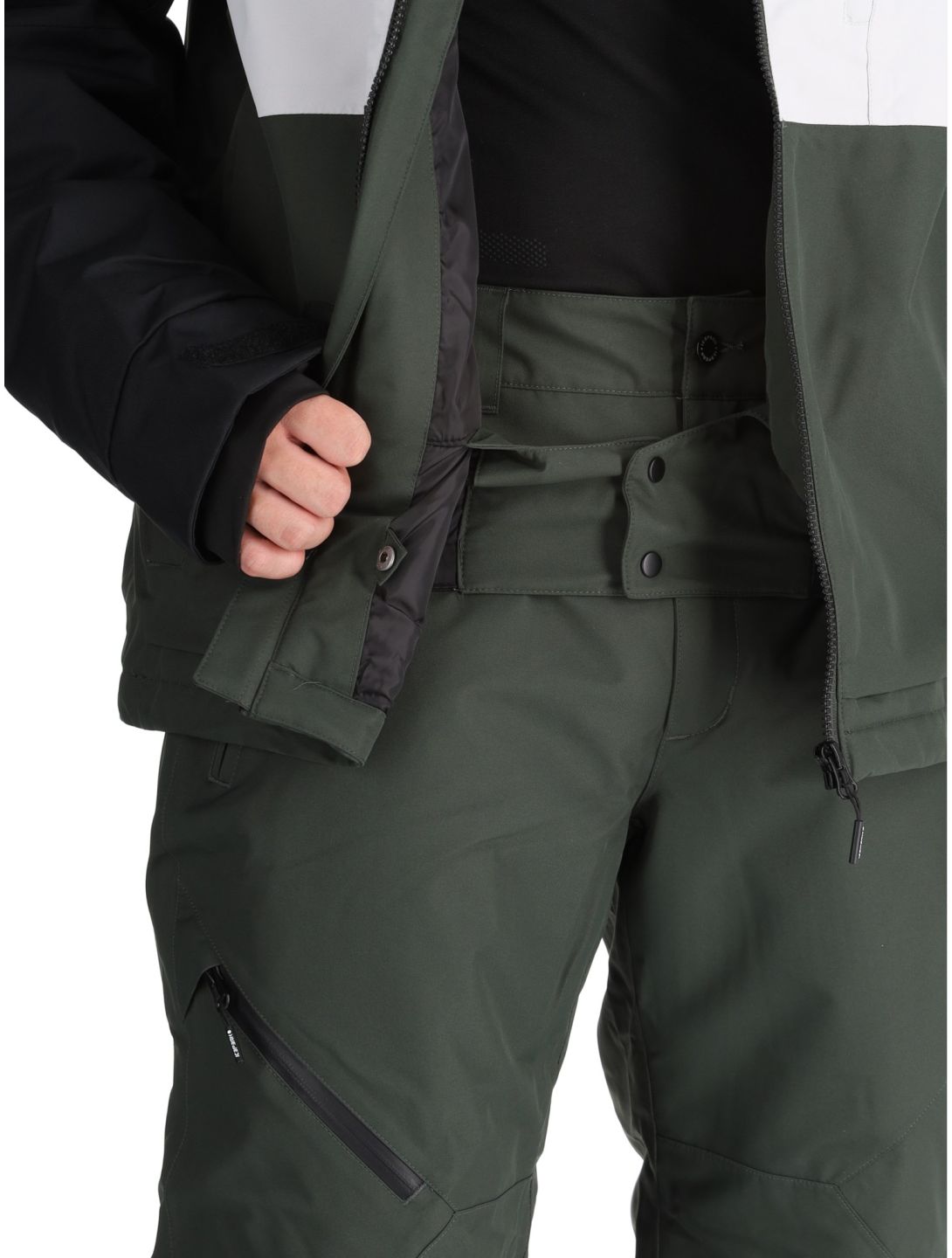 Icepeak, Chester veste de ski hommes Dark Olive vert 