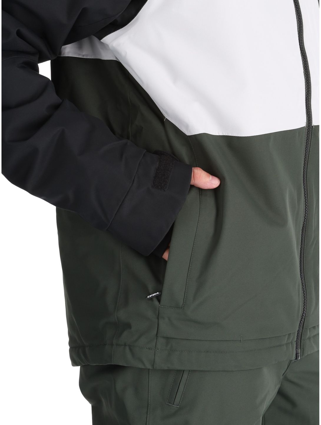 Icepeak, Chester veste de ski hommes Dark Olive vert 