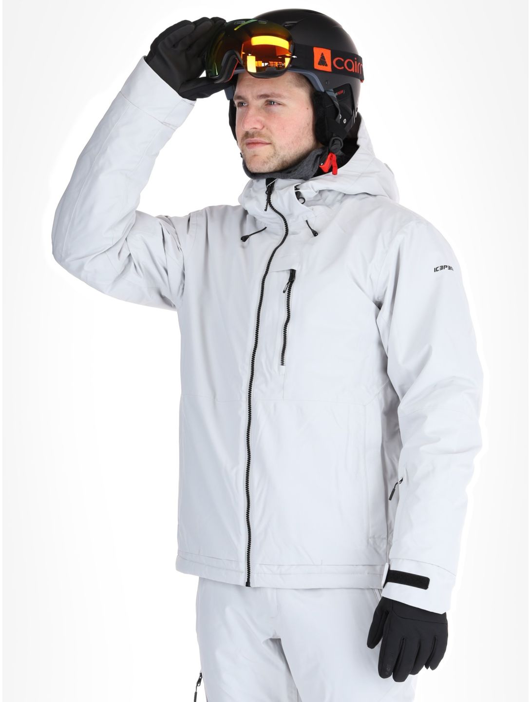 Icepeak, Chester veste de ski hommes Light Grey gris 