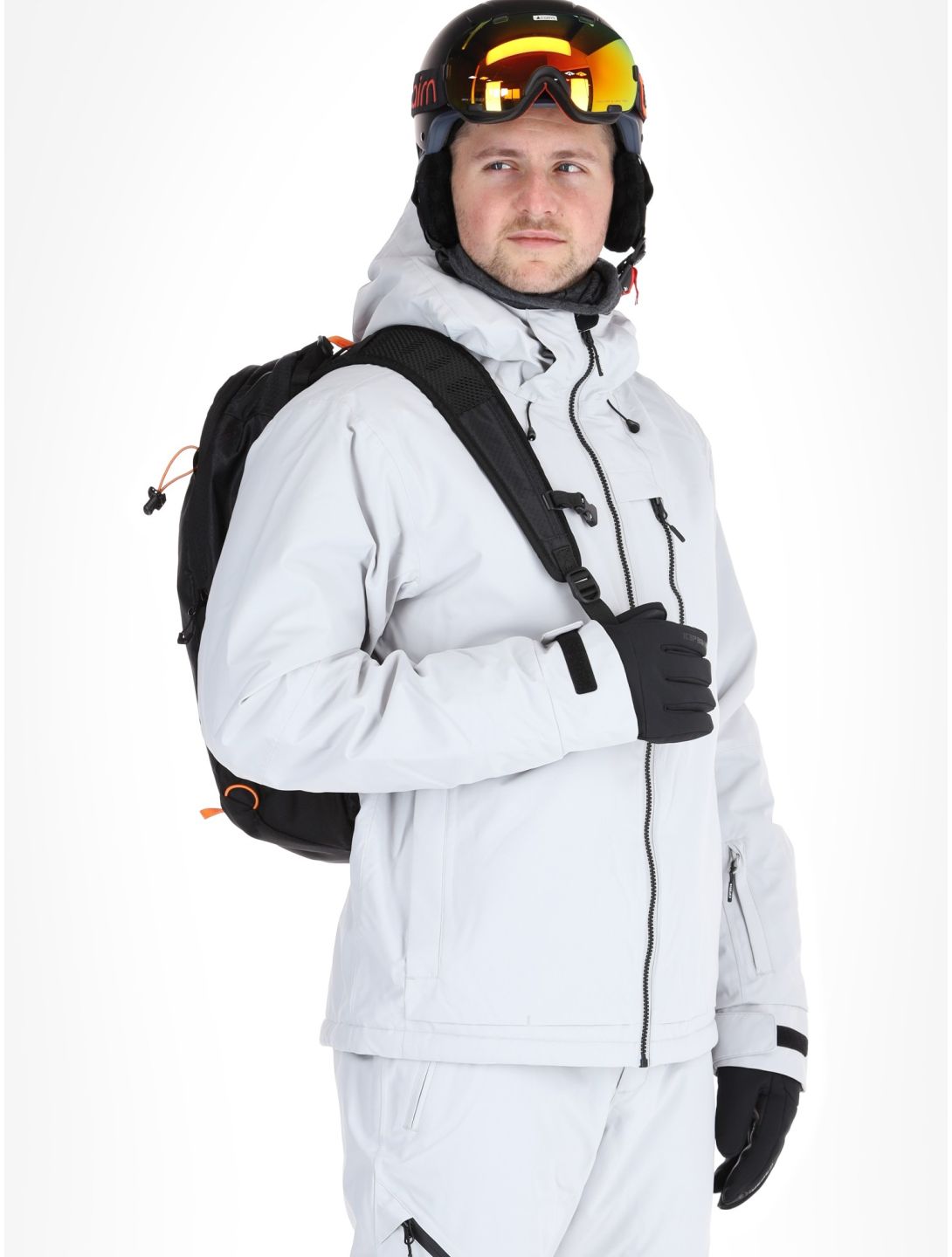 Icepeak, Chester veste de ski hommes Light Grey gris 