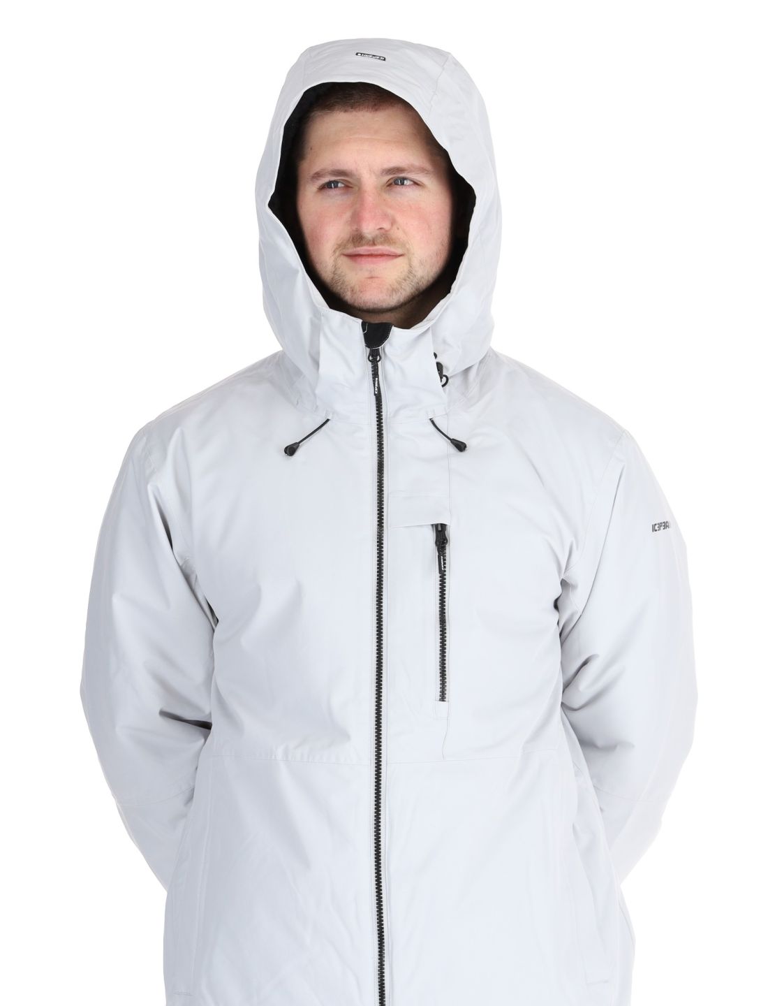 Icepeak, Chester veste de ski hommes Light Grey gris 