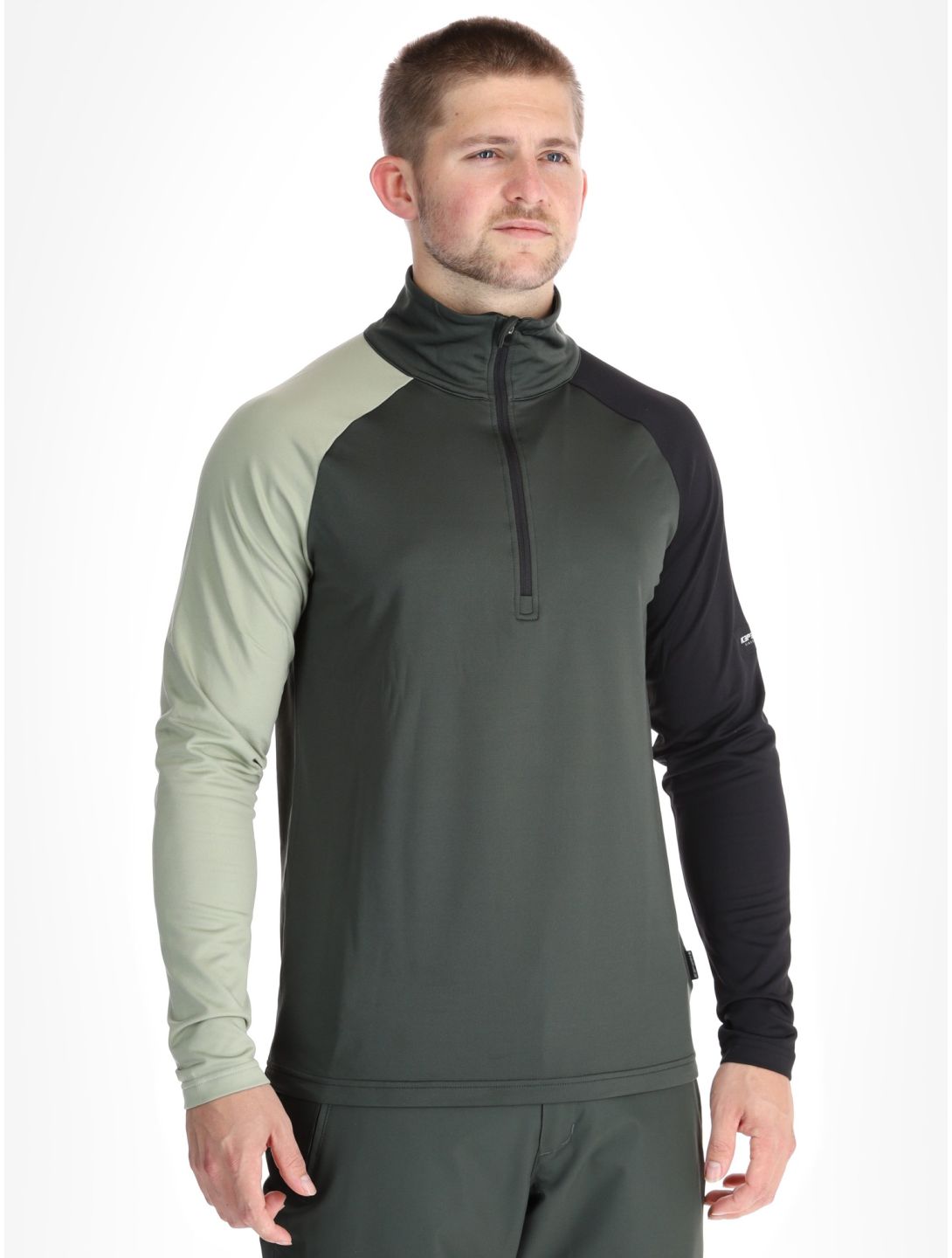 Icepeak, Clayton pull de ski hommes Dark Olive vert 