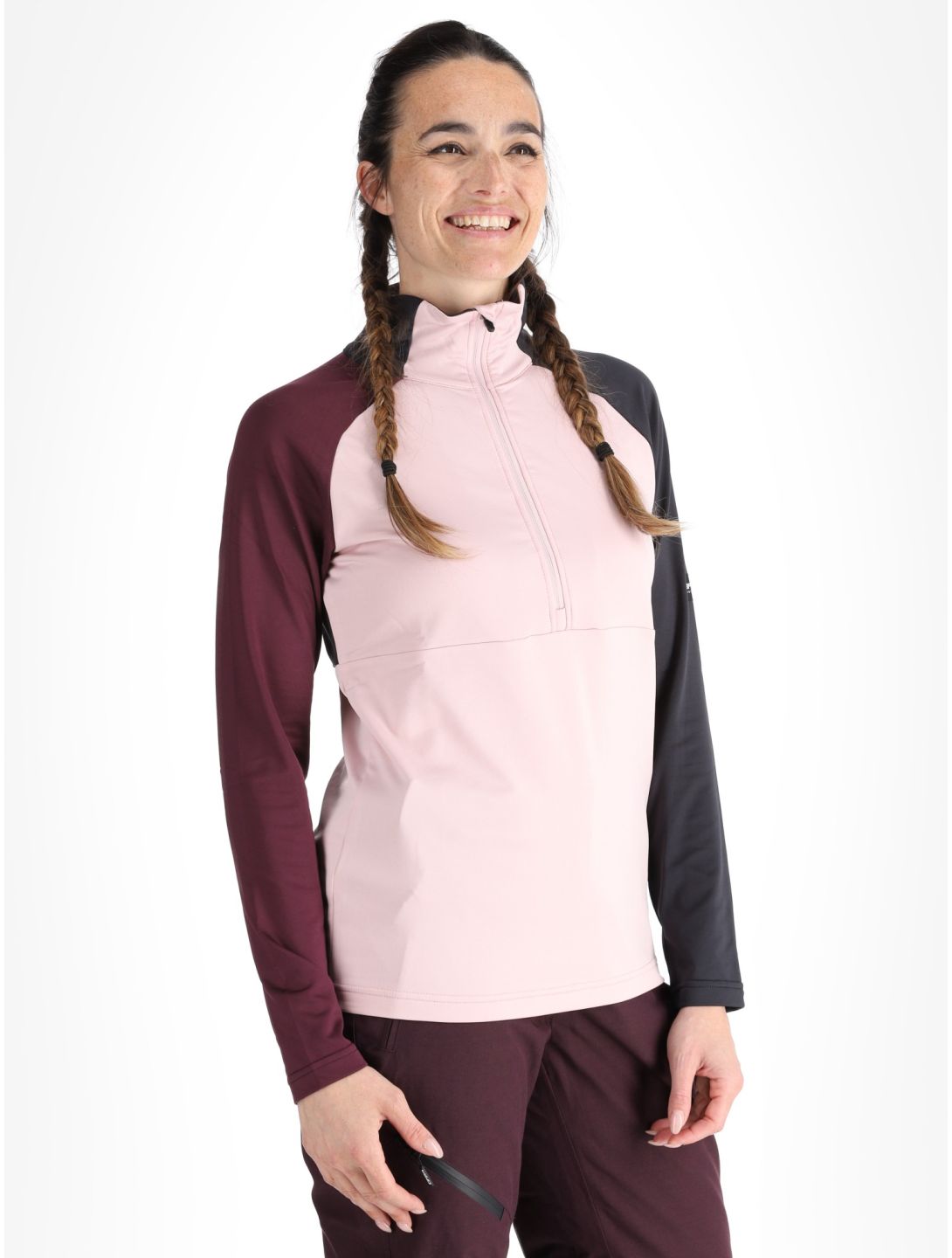 Icepeak, Clovis pull de ski femmes Baby Pink rose 