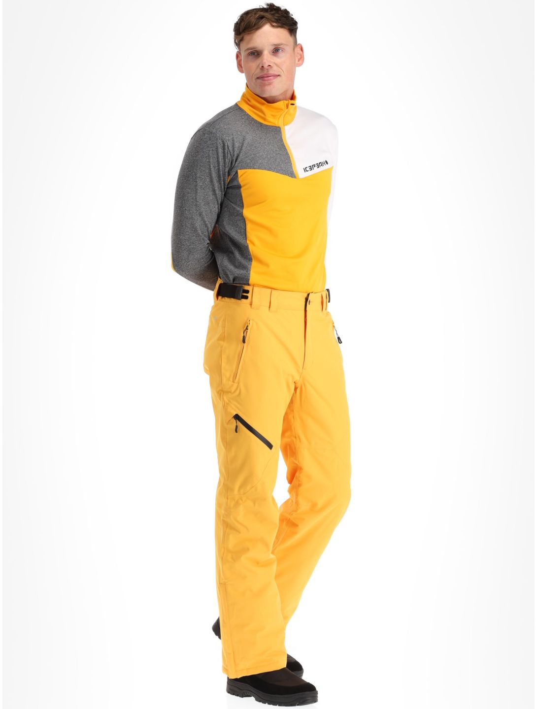 Icepeak, Colman pantalon de ski hommes Yellow jaune 