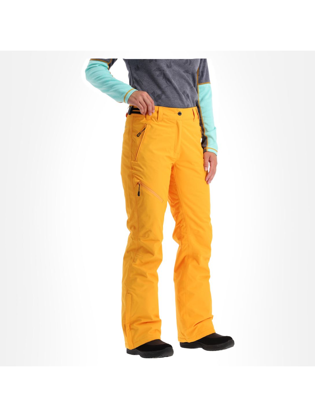 Icepeak, Curlew pantalon de ski femmes abricot orange 