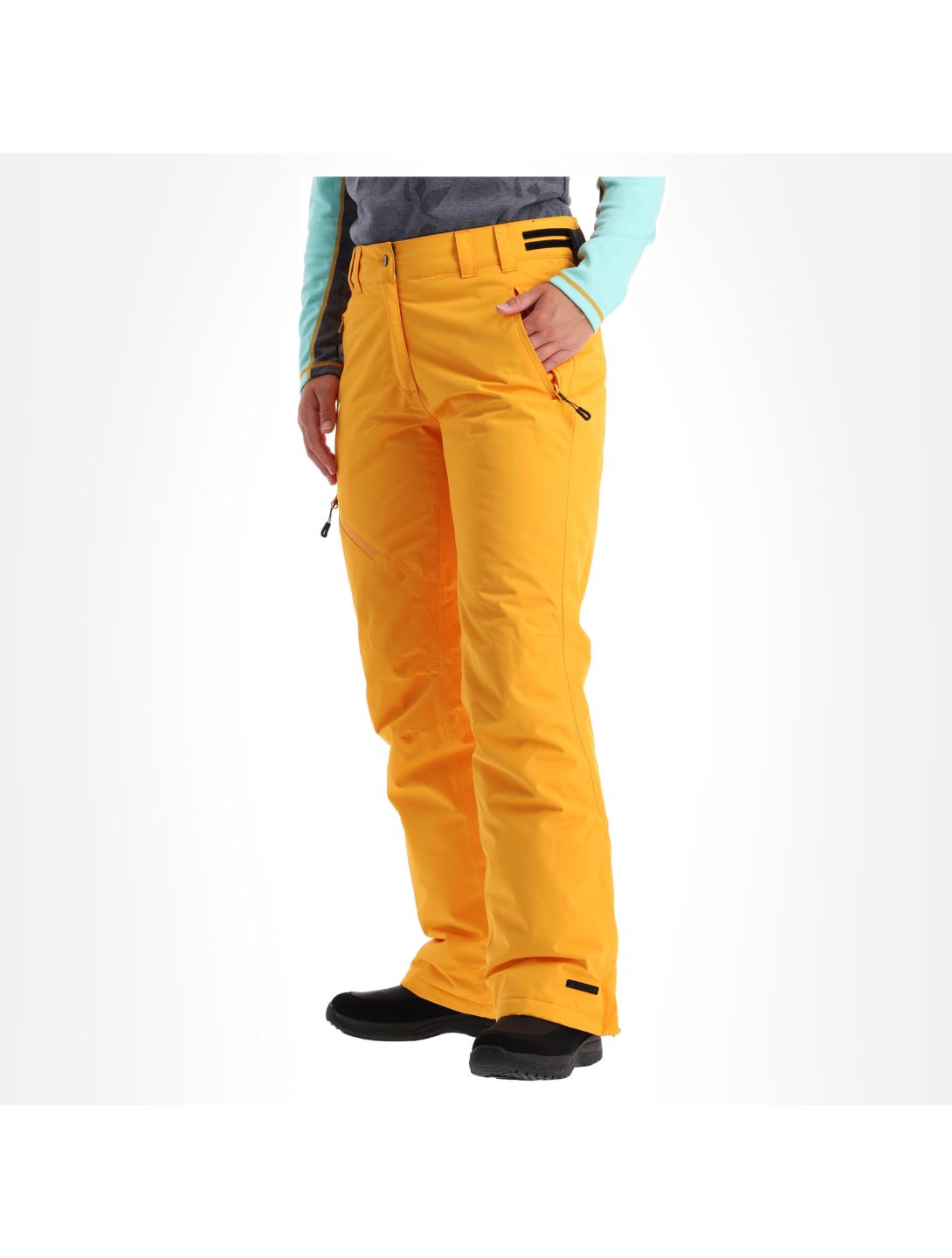 Icepeak, Curlew pantalon de ski femmes abricot orange 