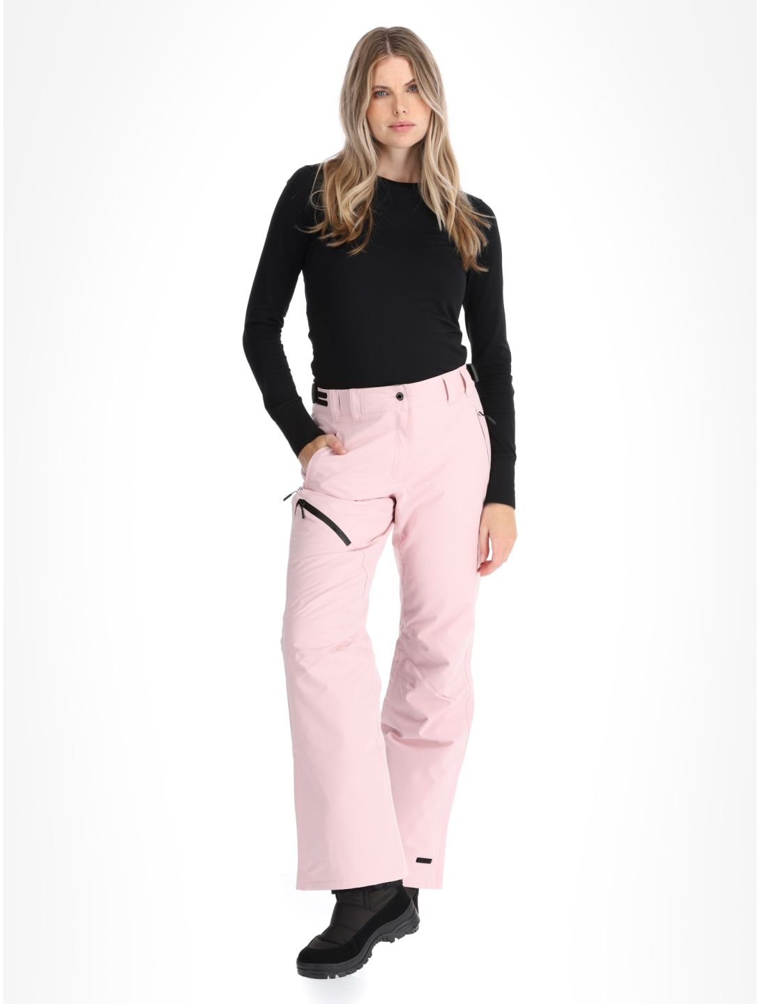 Icepeak, Curlew pantalon de ski femmes Baby Pink rose 