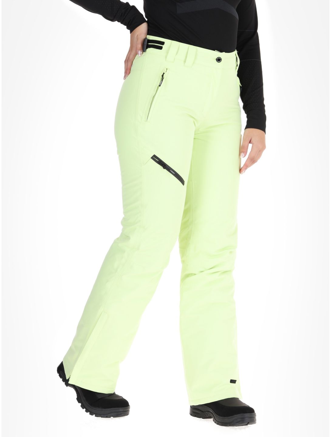 Icepeak, Curlew pantalon de ski femmes Light Green vert 