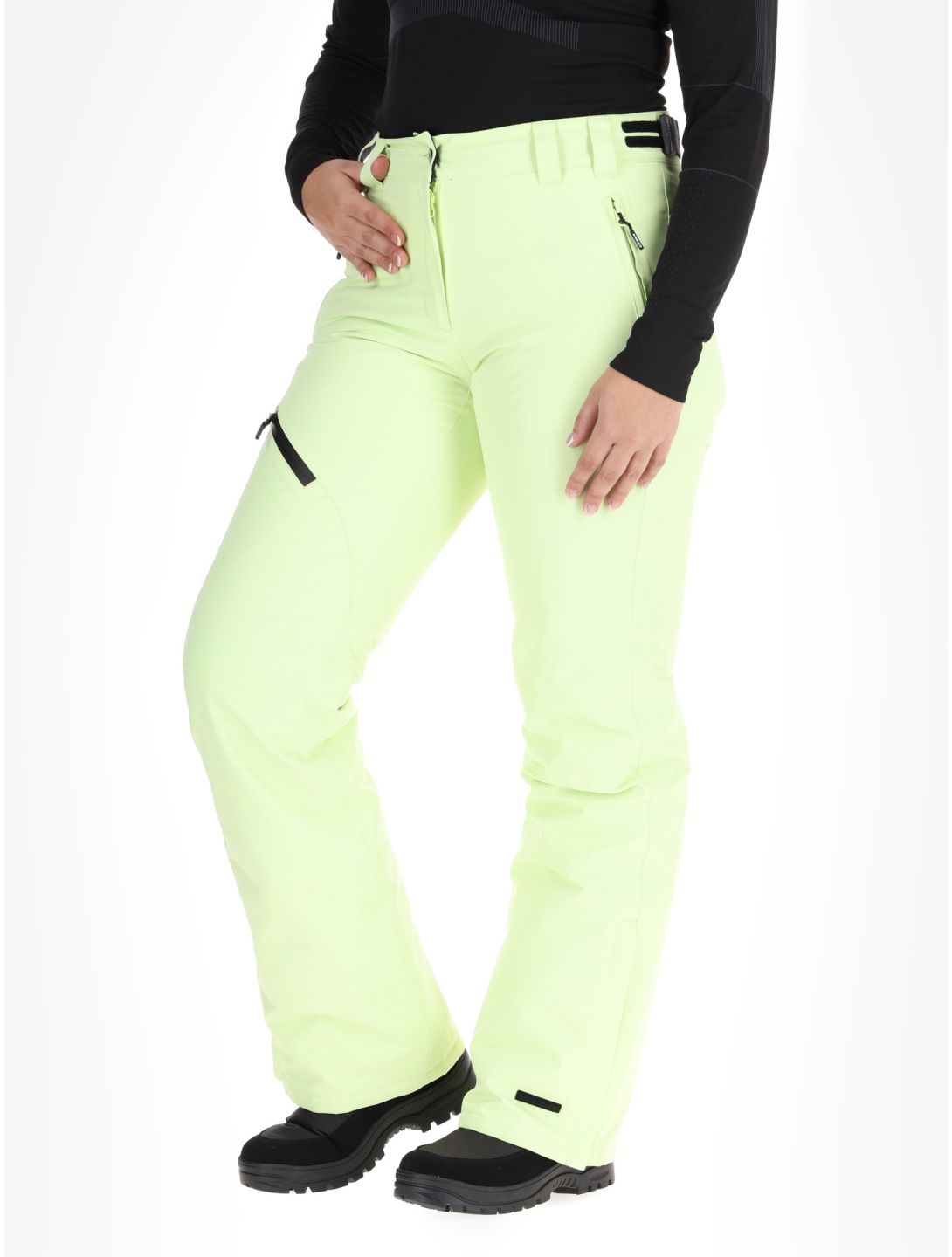 Icepeak, Curlew pantalon de ski femmes Light Green vert 