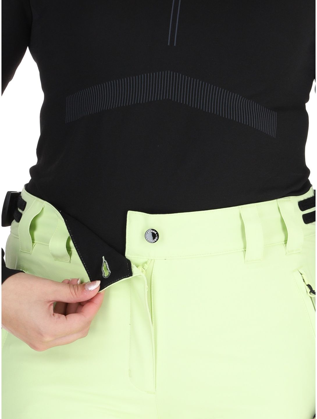 Icepeak, Curlew pantalon de ski femmes Light Green vert 