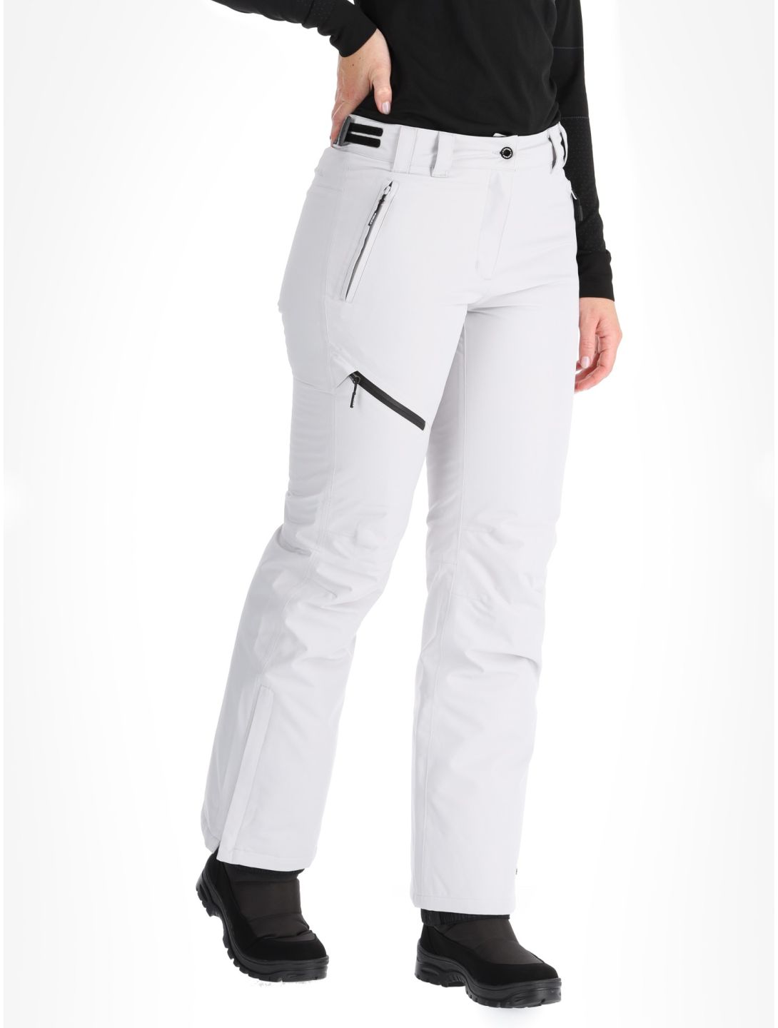 Icepeak, Curlew pantalon de ski femmes Light Grey gris 