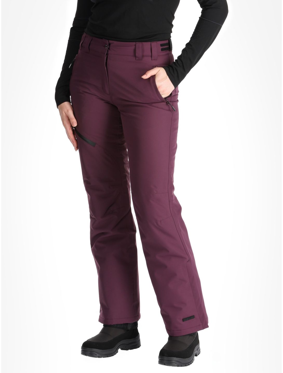 Icepeak, Curlew pantalon de ski femmes Plum violet 