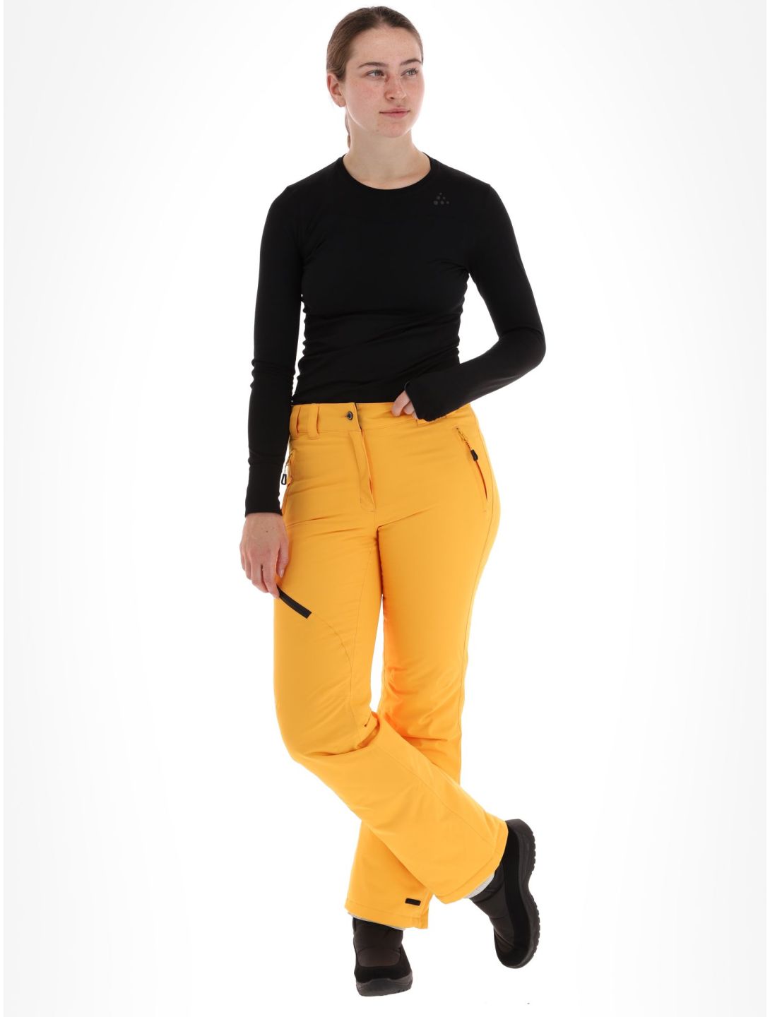 Icepeak, Curlew pantalon de ski femmes Yellow jaune 