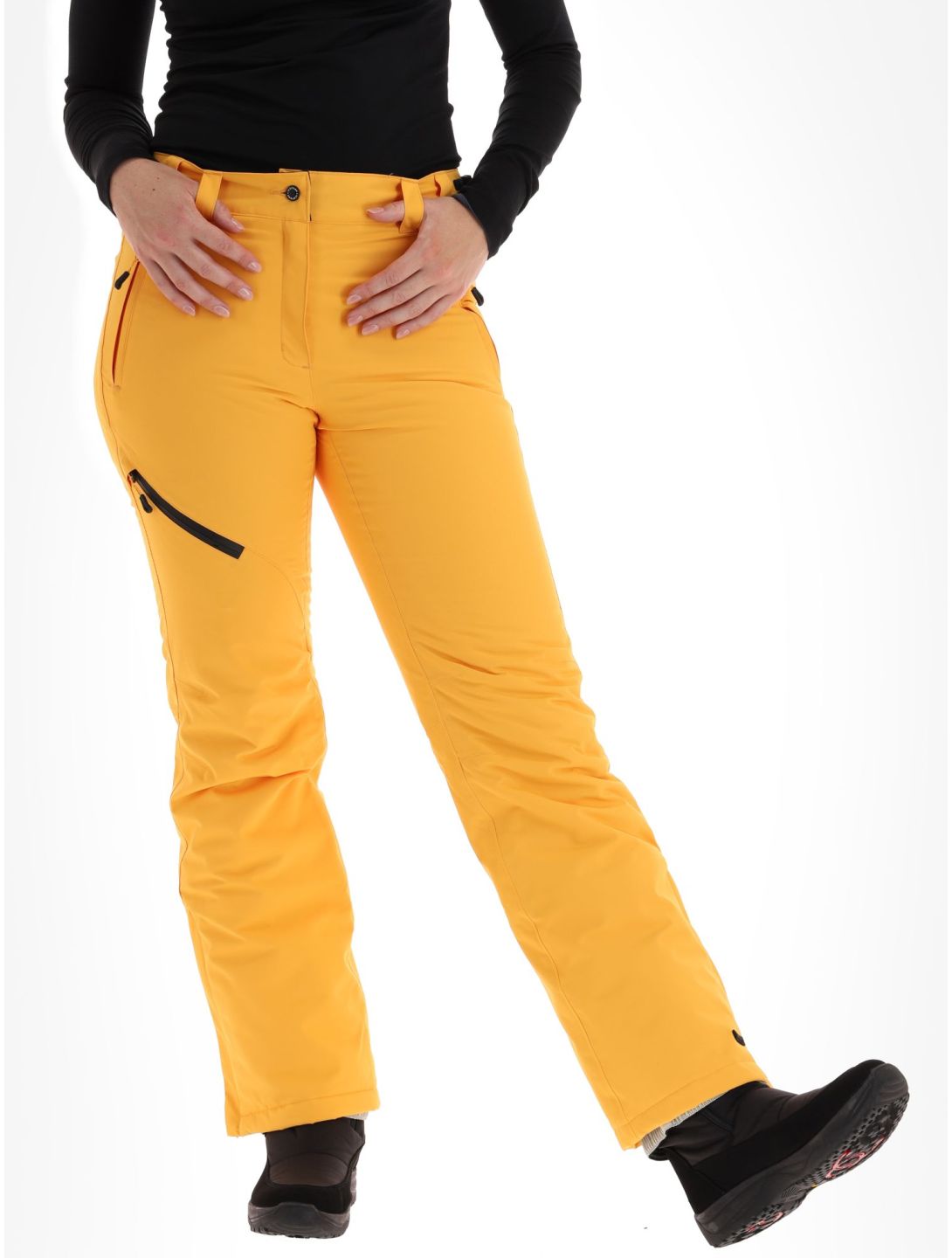 Icepeak, Curlew pantalon de ski femmes Yellow jaune 