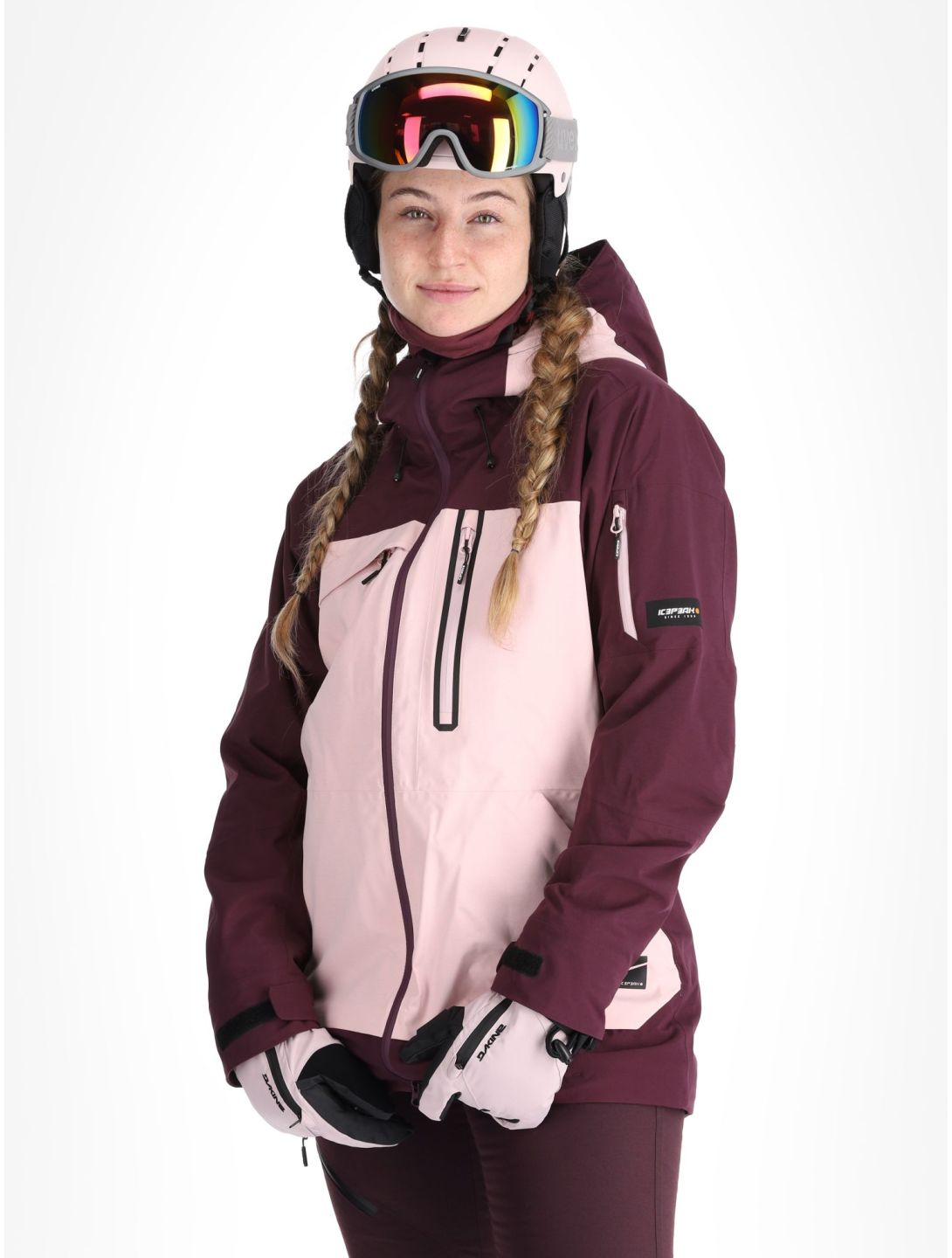 Icepeak, Curran veste de ski femmes Baby Pink rose 