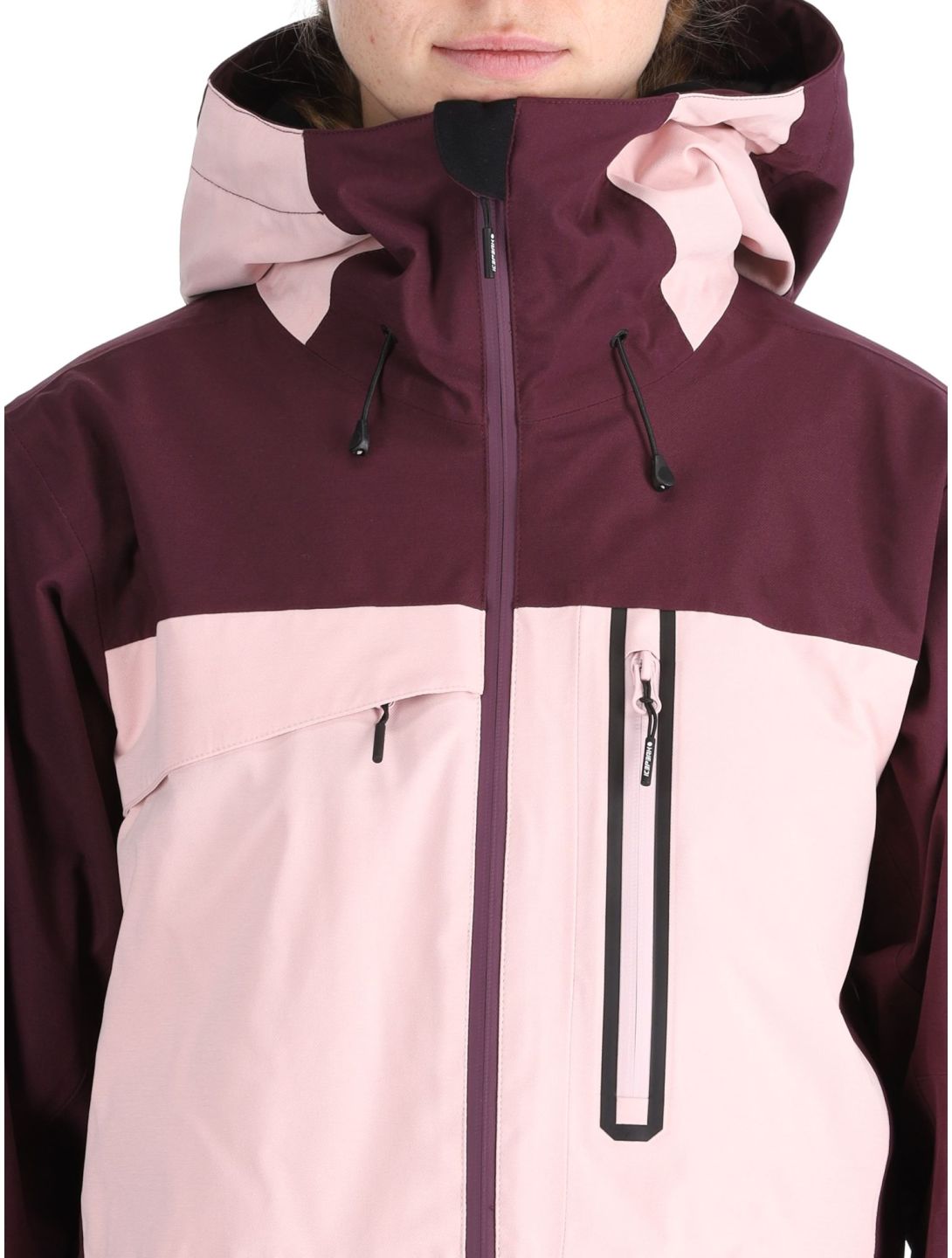 Icepeak, Curran veste de ski femmes Baby Pink rose 