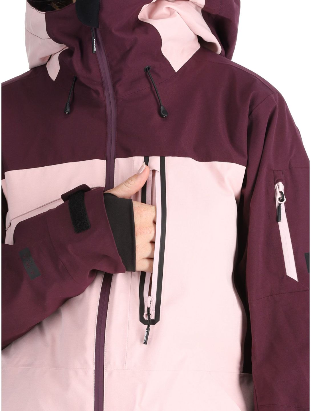 Icepeak, Curran veste de ski femmes Baby Pink rose 