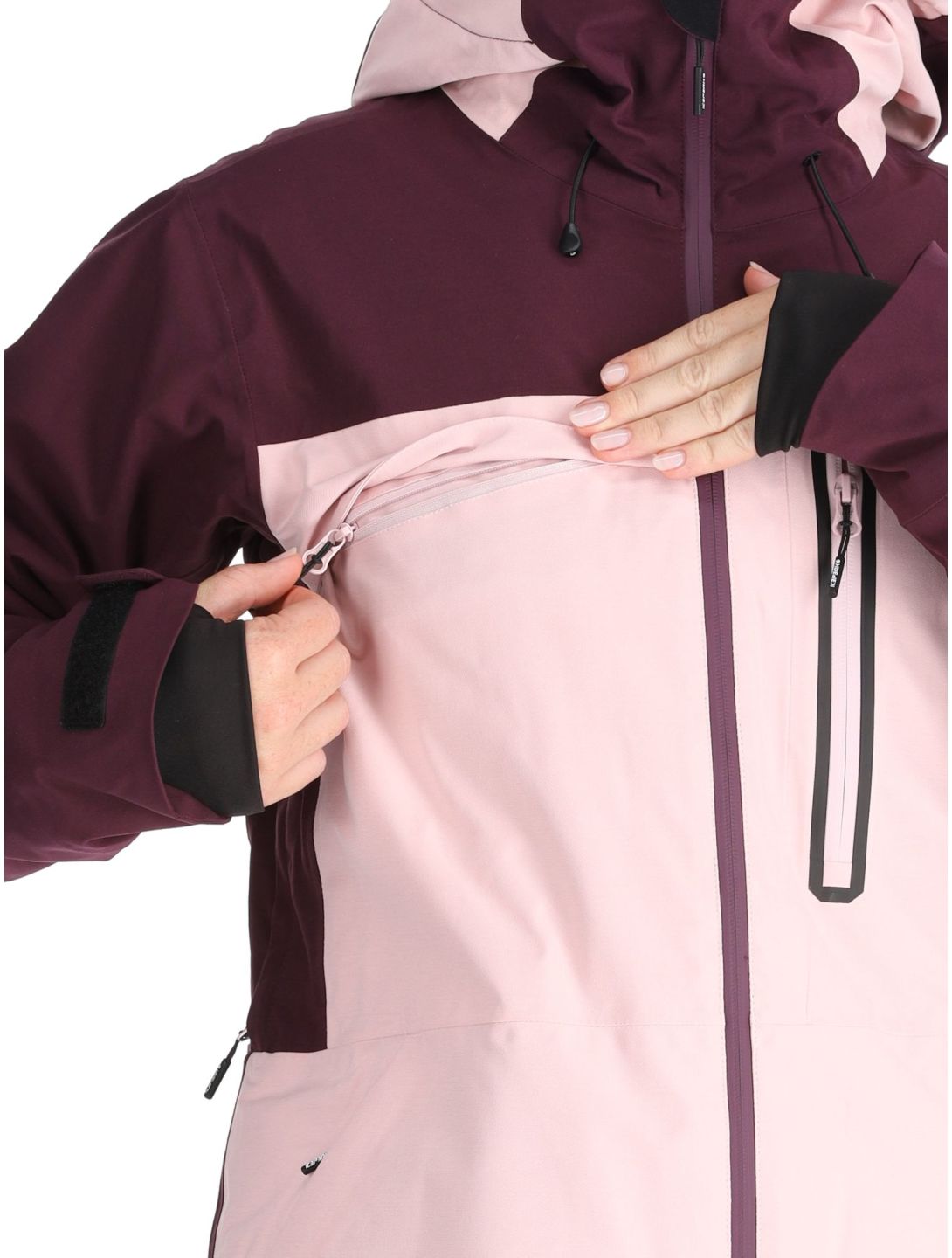 Icepeak, Curran veste de ski femmes Baby Pink rose 