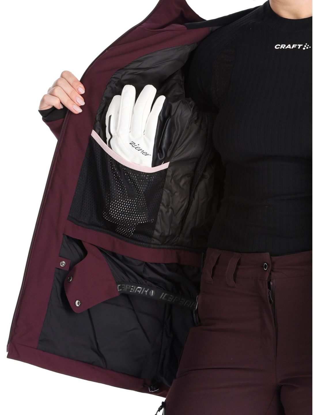 Icepeak, Curran veste de ski femmes Baby Pink rose 