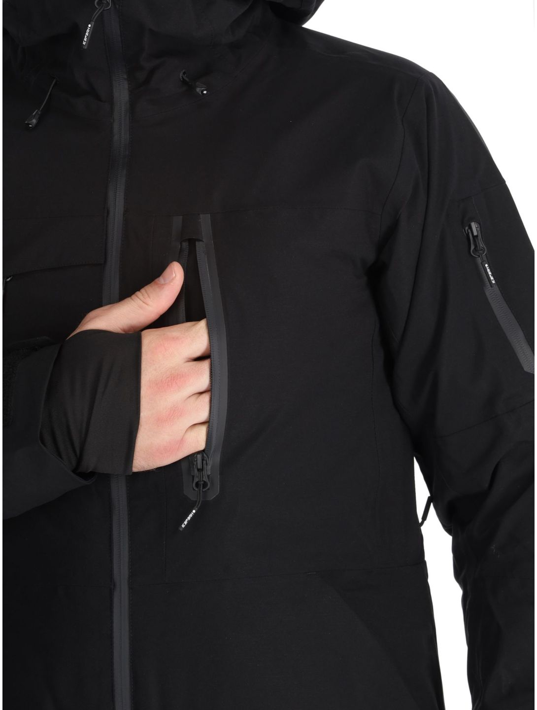 Icepeak, Curran veste de ski femmes Black noir 