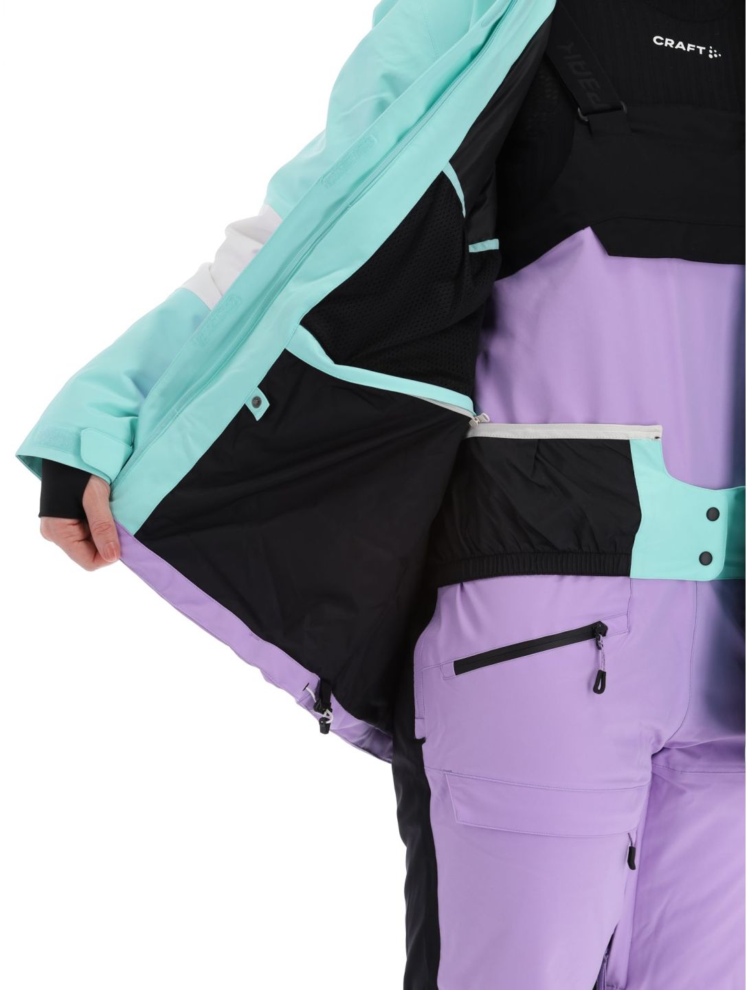 Icepeak, Curran veste de ski femmes Light Green vert, violet 