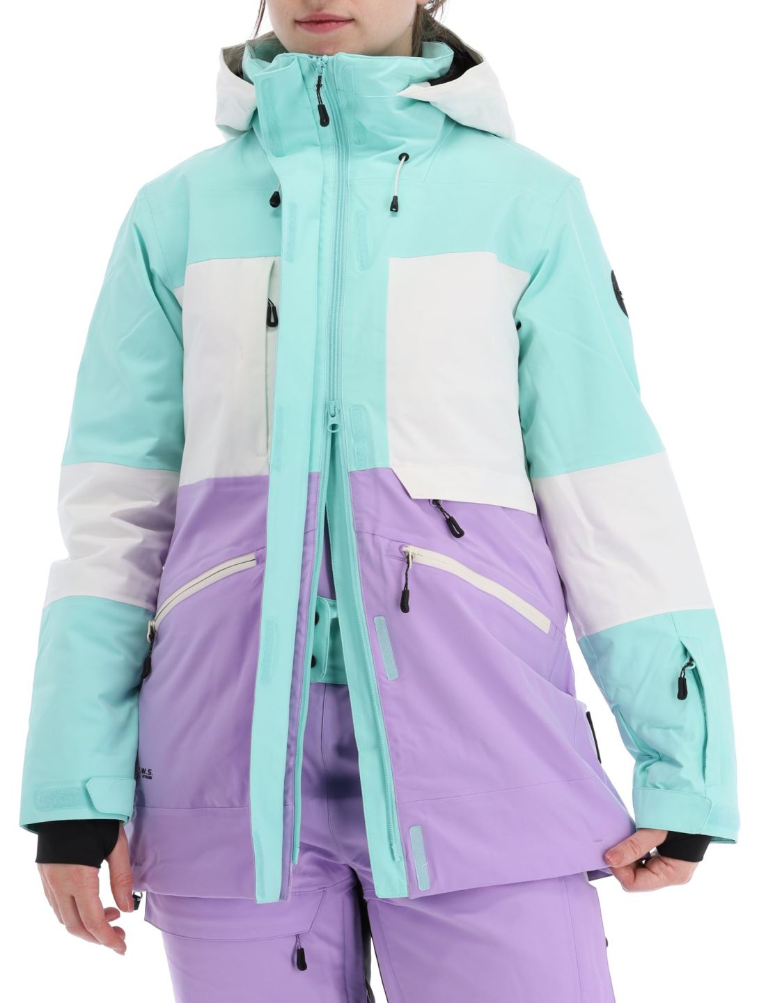 Icepeak, Curran veste de ski femmes Light Green vert, violet 