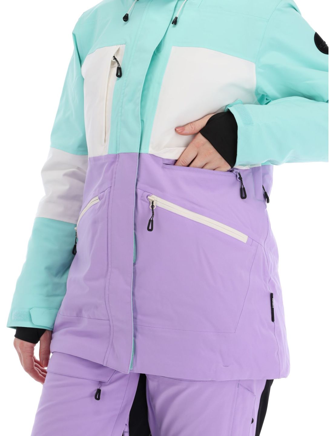 Icepeak, Curran veste de ski femmes Light Green vert, violet 