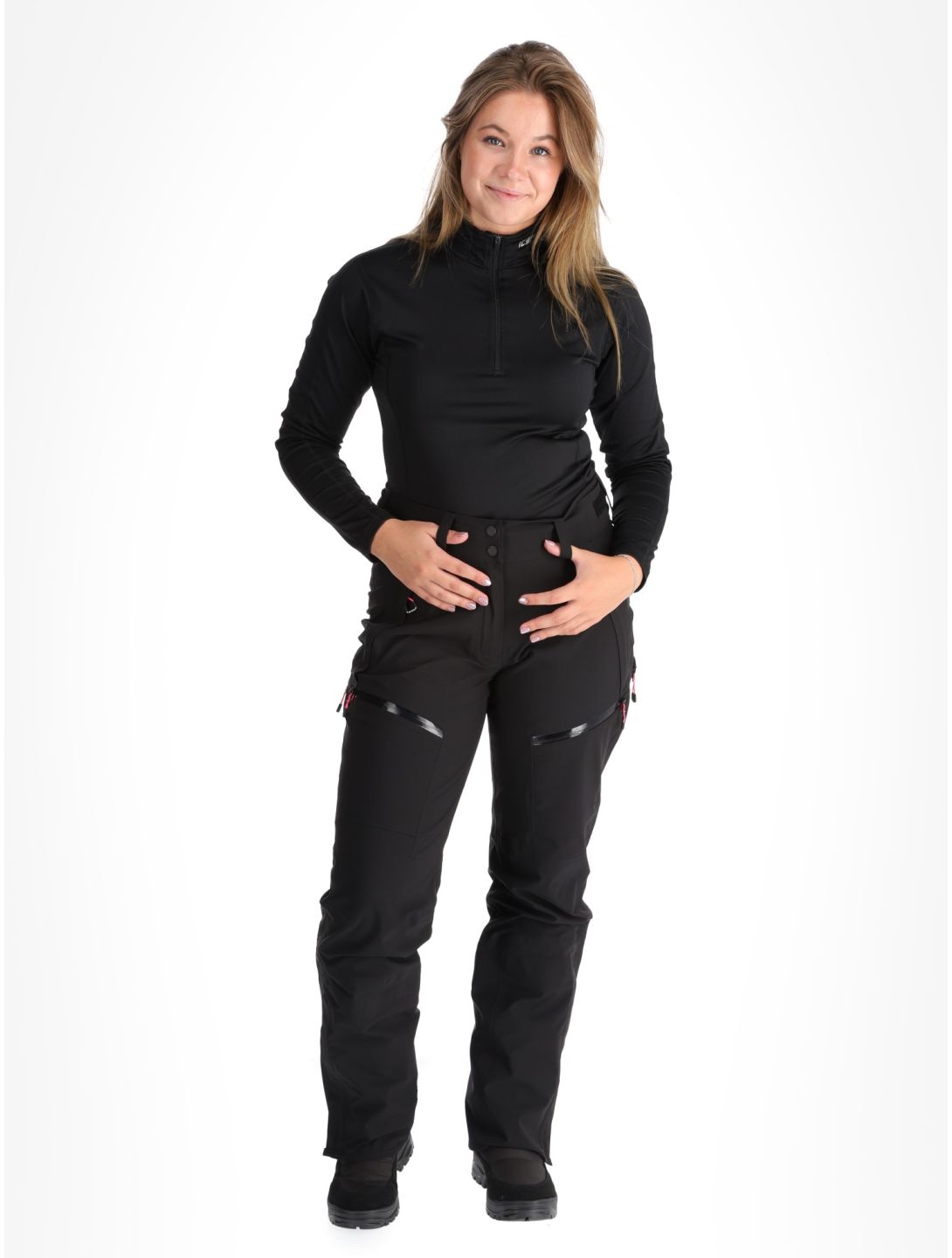 Icepeak, Dairborn pantalon de ski à coque dure femmes Black noir 