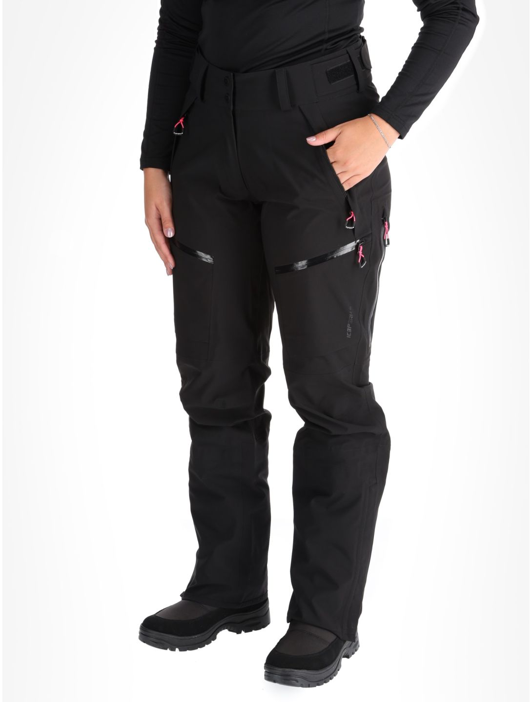 Icepeak, Dairborn pantalon de ski à coque dure femmes Black noir 