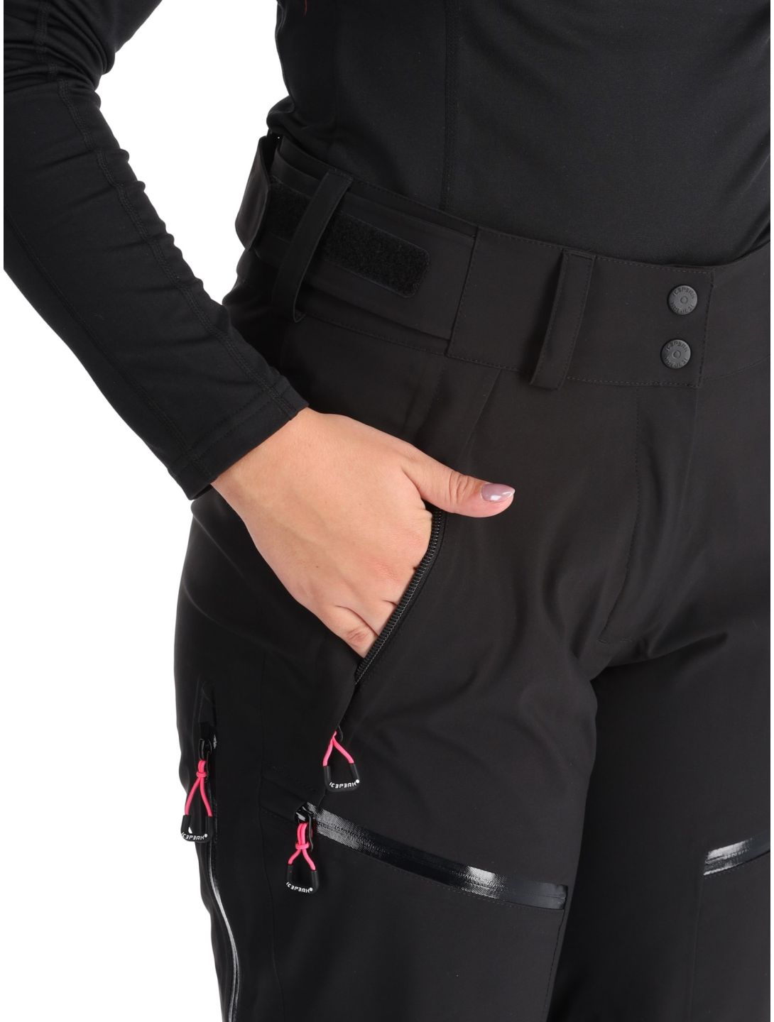 Icepeak, Dairborn pantalon de ski à coque dure femmes Black noir 