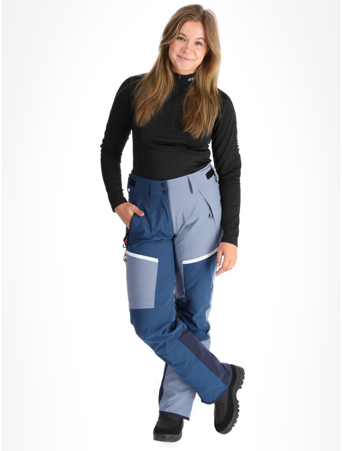 Icepeak, Dairborn pantalon de ski à coque dure femmes Steel Grey gris 