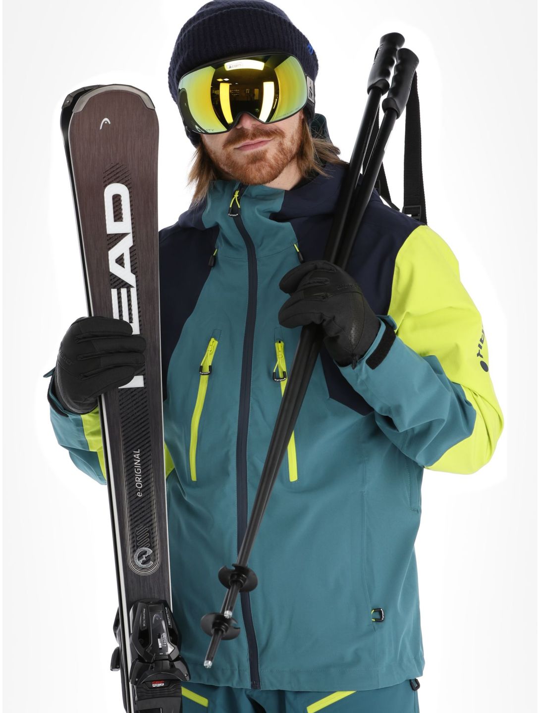 Icepeak, Dassow veste de ski à coque dure hommes Emerald vert 