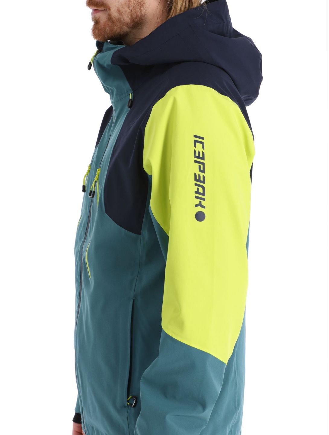 Icepeak, Dassow veste de ski à coque dure hommes Emerald vert 