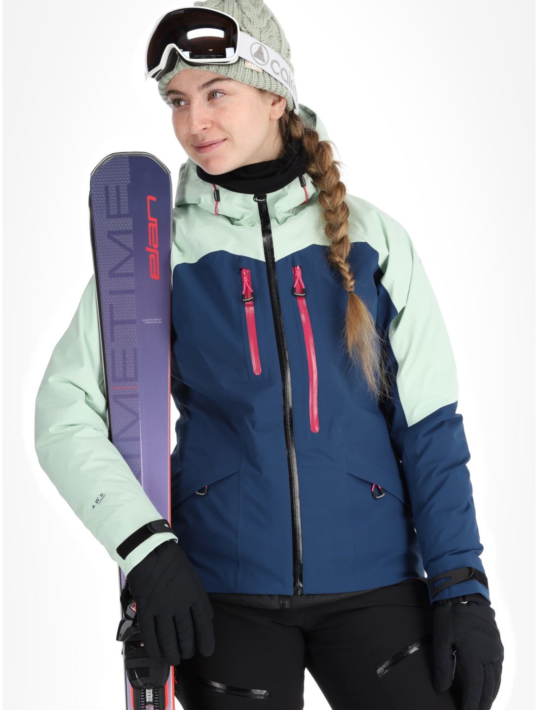 Icepeak, Datteln veste de ski à coque dure femmes Aloe vert 