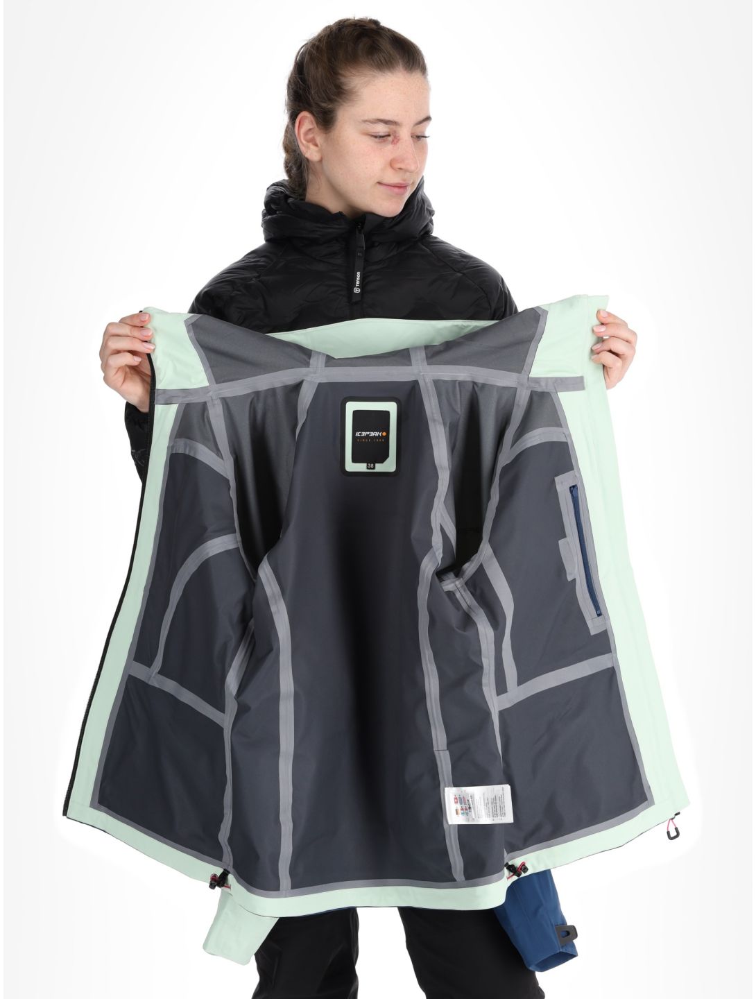 Icepeak, Datteln veste de ski à coque dure femmes Aloe vert 