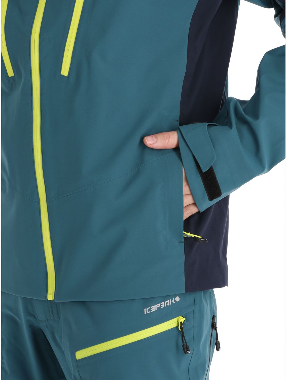 Icepeak, Decatur veste de ski à coque dure hommes Emerald vert 