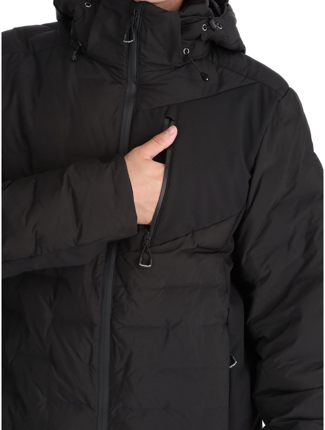 Icepeak, Dickinson veste de ski hommes Black noir 