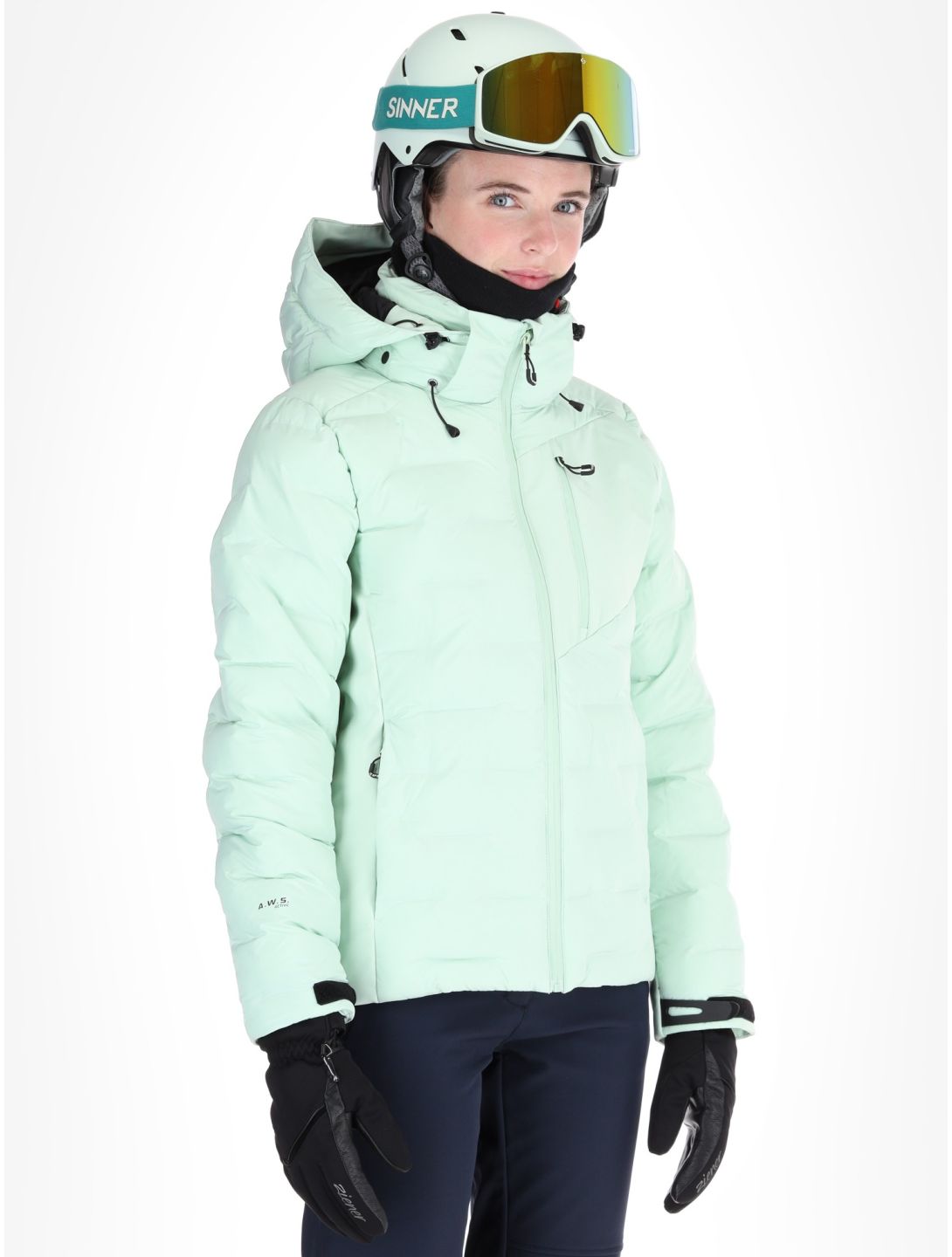 Icepeak, Dillingen veste de ski femmes Aloe vert 