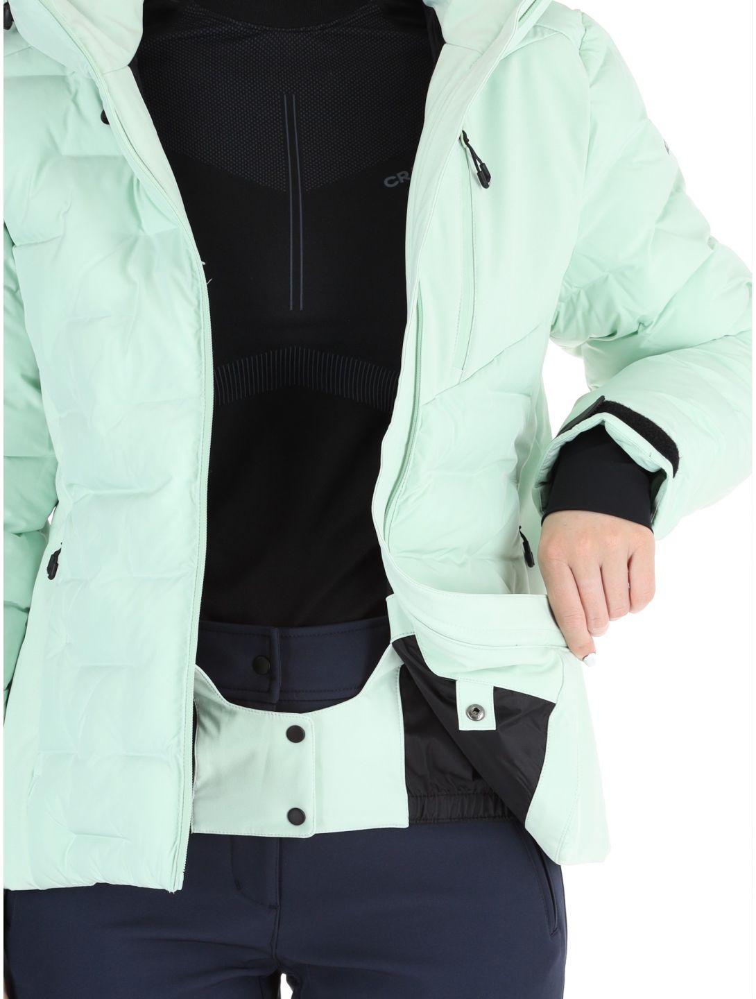 Icepeak, Dillingen veste de ski femmes Aloe vert 