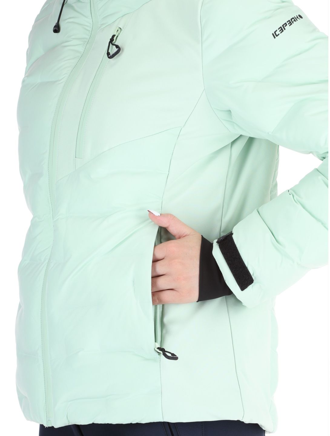 Icepeak, Dillingen veste de ski femmes Aloe vert 