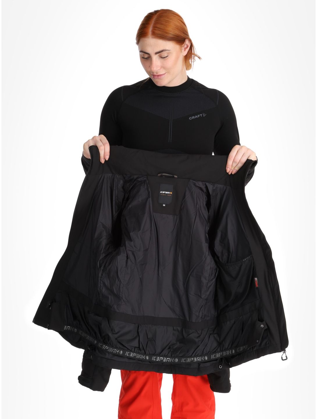 Icepeak, Dillingen veste de ski femmes Black noir 