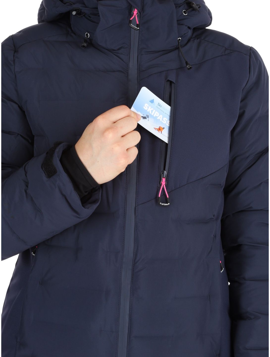 Icepeak, Dillingen veste de ski femmes Dark Blue bleu 