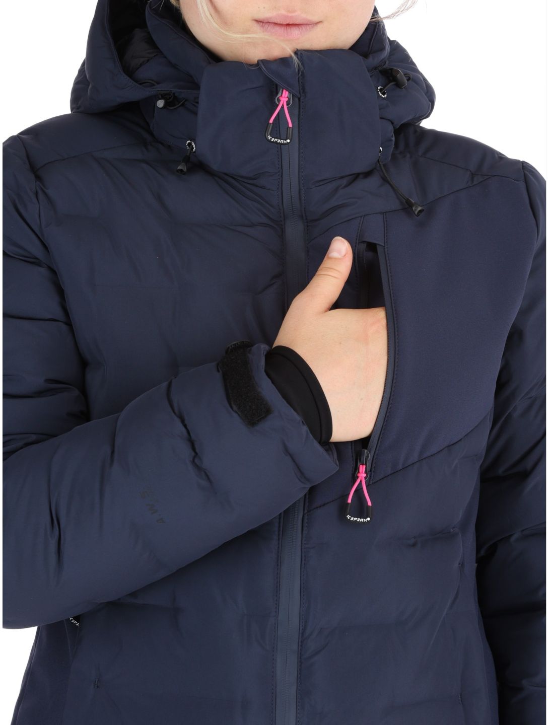 Icepeak, Dillingen veste de ski femmes Dark Blue bleu 