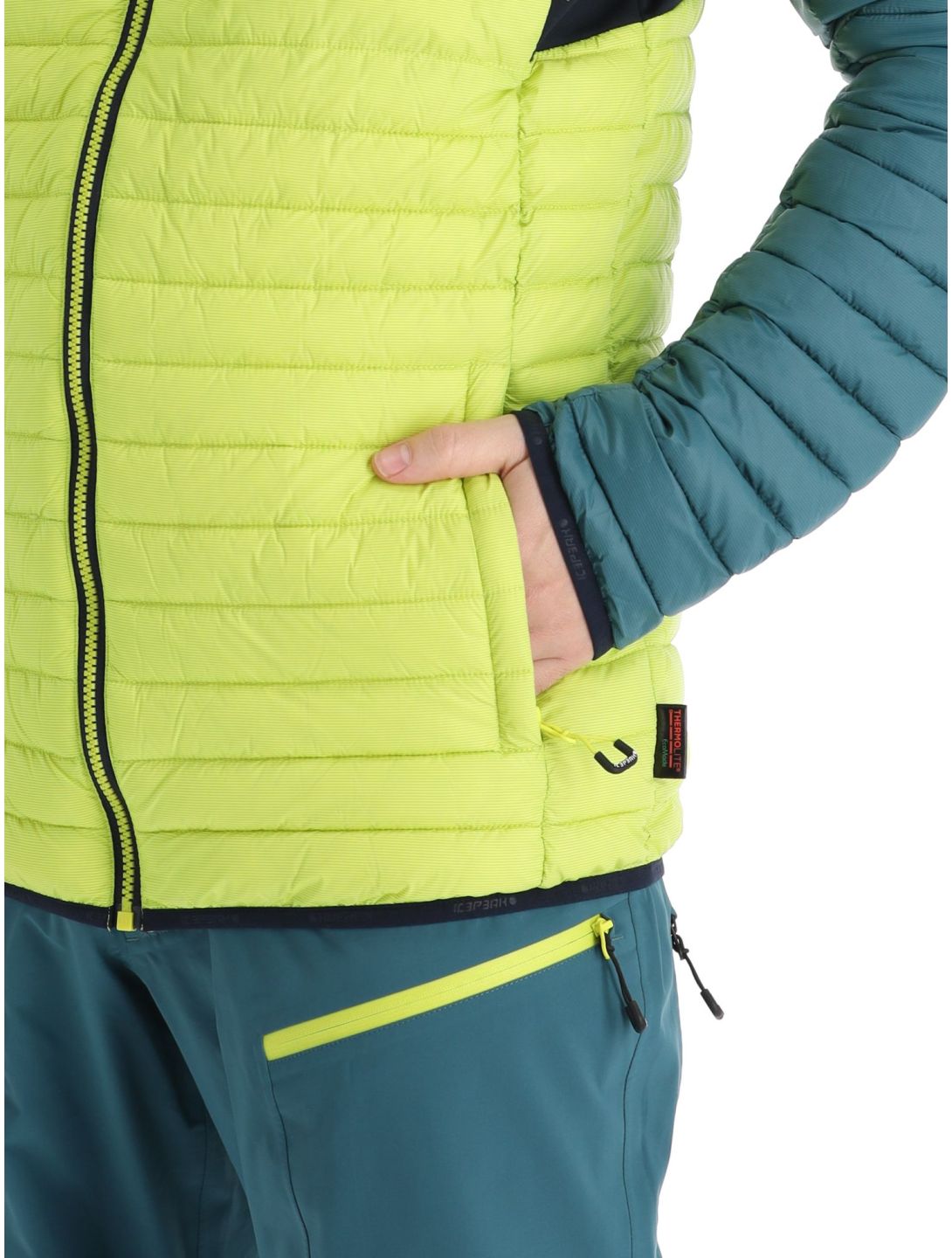 Icepeak, Dillon doudoune hommes Light Green vert 