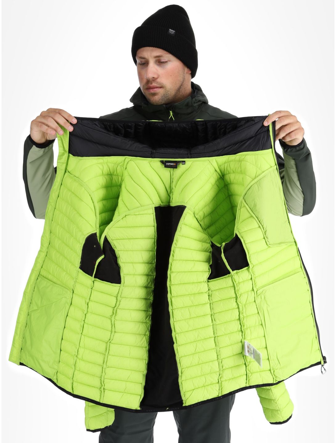 Icepeak, Dillon doudoune hommes Light Green vert 