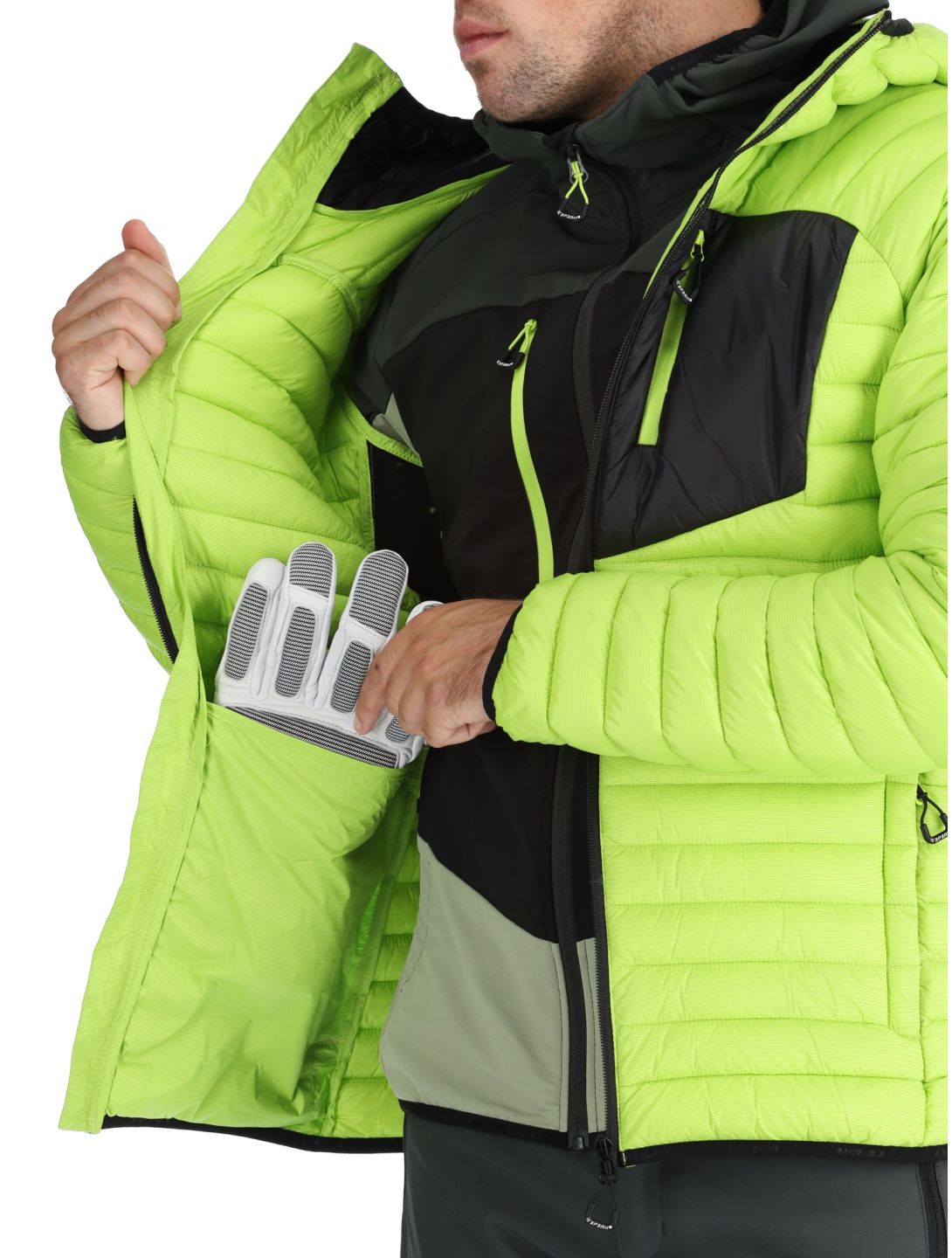 Icepeak, Dillon doudoune hommes Light Green vert 