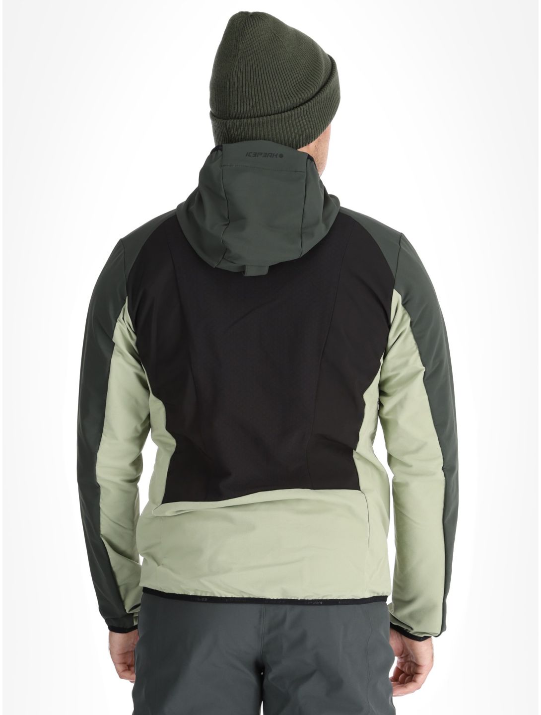 Icepeak, Durham veste de ski softshell hommes Asparagus vert 